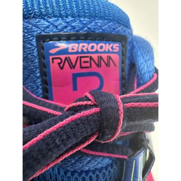Brooks Ravenna Sneakers Womens Size Us 10 Pink Blue Lace-Up Mesh Upper Shoes - Picture 3 of 9